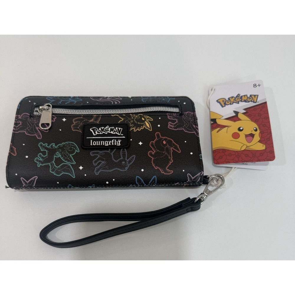NWT Loungefly Pokemon Eevee Eeveelution Constellations Zipper Wallet - Picture 1 of 7